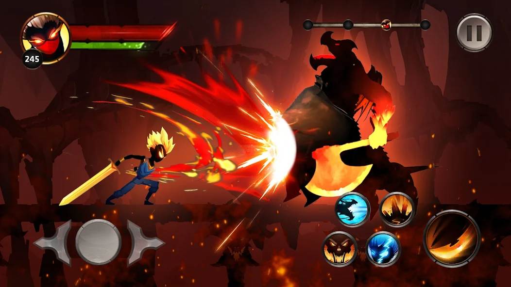 Stickman Legends MOD vô hạn tiền- Mua sắm không giới hạn