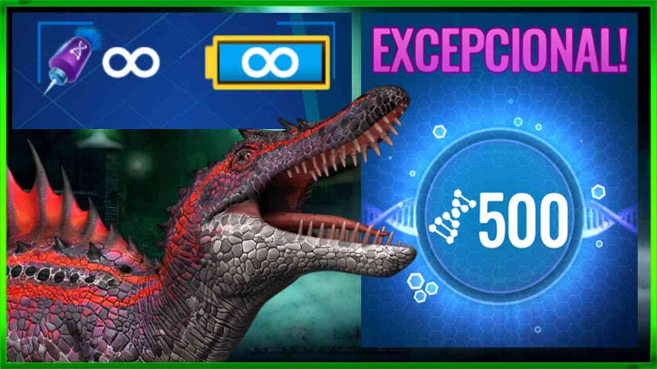 Do activities without thinking with Jurassic World Alive MOD unlimited energy