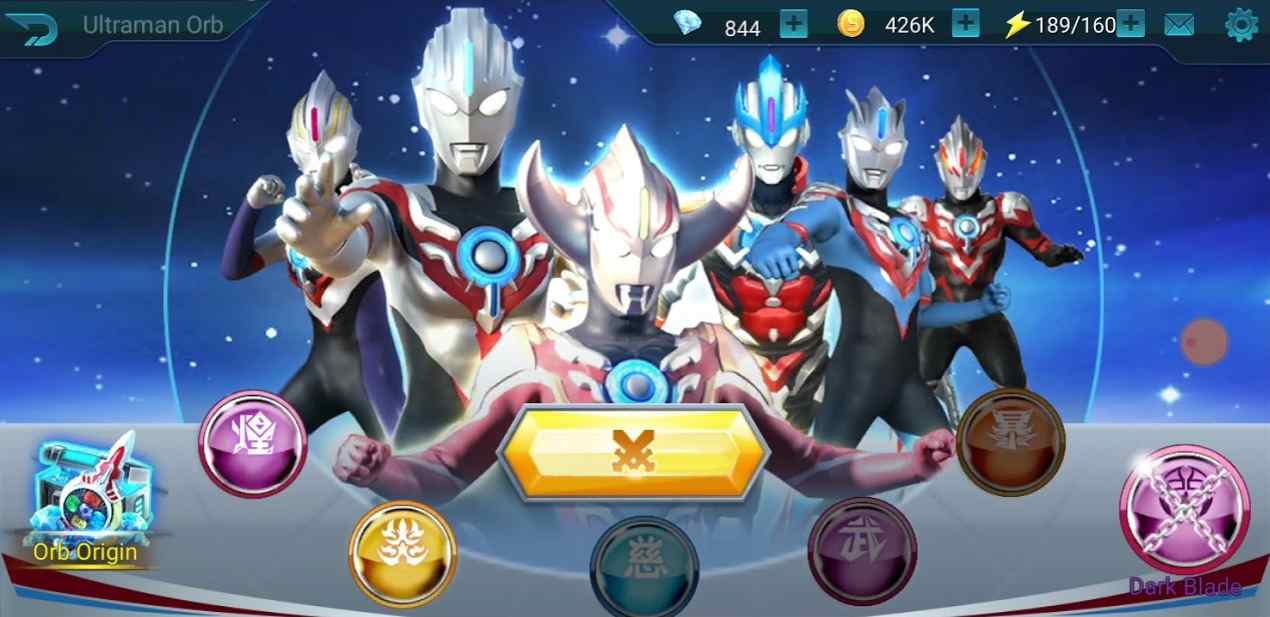 Ultraman- Legend of Heroes MOD Vô hạn kim cương giúp mua vật phẩm quý giá