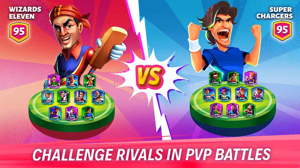 Vô hạn kim cương giúp mở khoá cầu thủ hiếm dễ dàng Hitwicket Cricket Game 2024 MOD