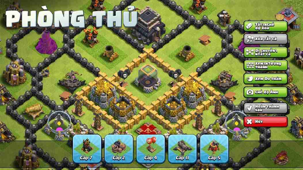 Vô hạn đá quý trong Clash of Clans- Chìa khóa cho việc xây dựng và nâng cấp nhanh chóng