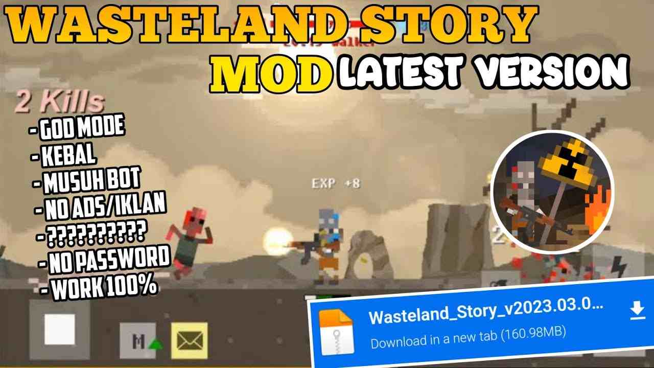 Download Hack Wasteland Story MOD APK 24.09.06 (Full Money, Immortal)