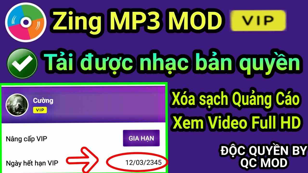 Tải Zing MP3 MOD APK 24.10.01 (Vip Vĩnh Viễn)